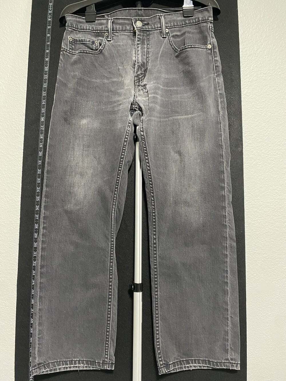 Levi's 559 Men's Jeans 34x30 Relaxed Straight Dark Wash Denim Black